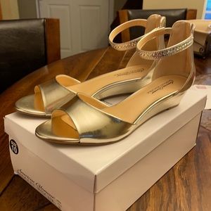 Badgley Mischka American Glamour wedge rhinestone